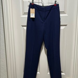 Halogen Classic Navy Women's Straight Leg Pants